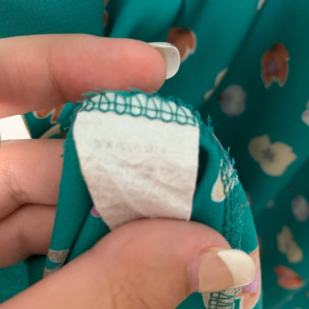 Green Floral Dress - Picture 14 of 14